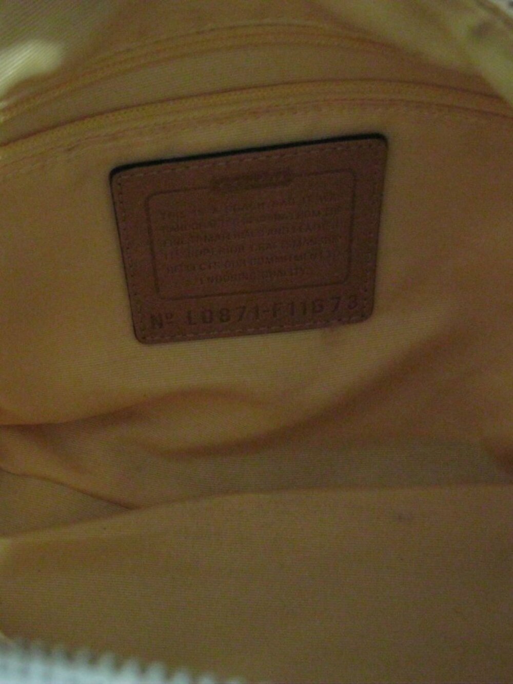 Coach Hampton Signature Scribble Hobo Shoulder Bag - Picture 2 of 3